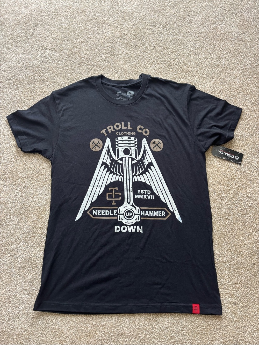 Troll Co. black tshirt.